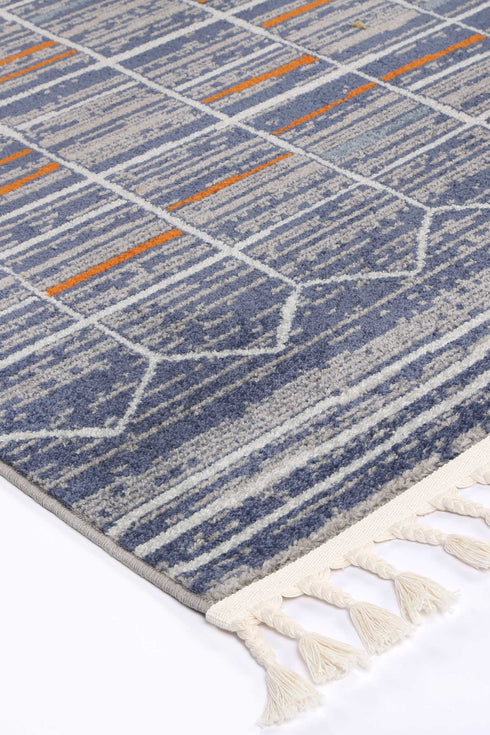 Machu Ramos Blue Rug - ADORE RUGS and FLOORING